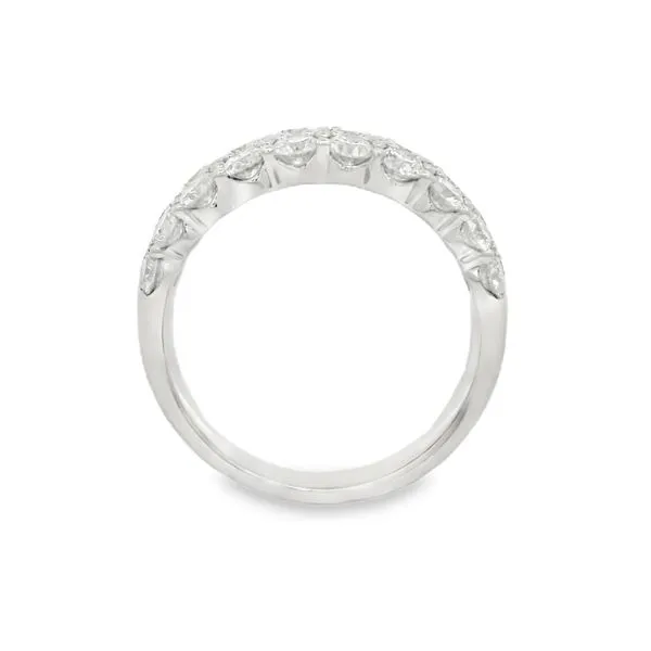 Triple Row Diamond Band Image 3 Baxter's Fine Jewelry Warwick, RI