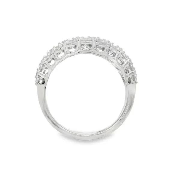 Diamond Triple Row Pave Band Image 4 Baxter's Fine Jewelry Warwick, RI