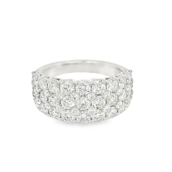 Diamond Triple Row Pave Band Baxter's Fine Jewelry Warwick, RI