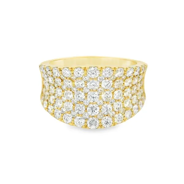 Diamond Concave Pave Band Baxter's Fine Jewelry Warwick, RI
