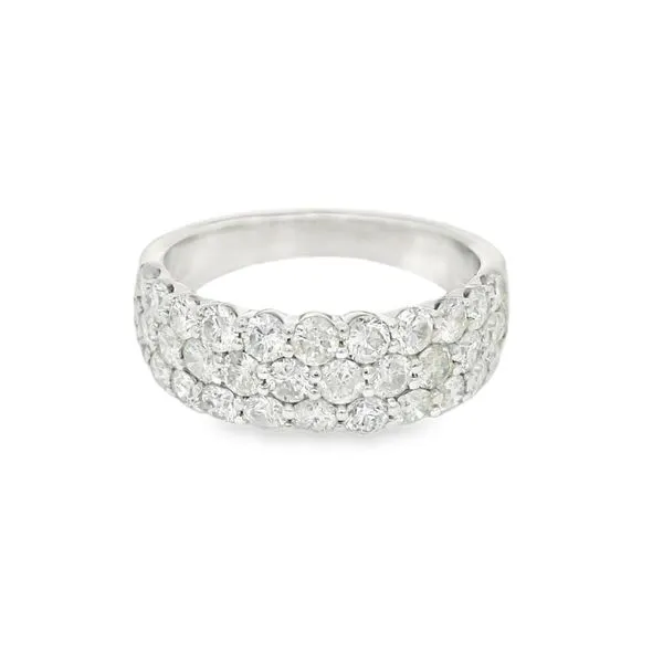 Diamond Triple Row Band Baxter's Fine Jewelry Warwick, RI