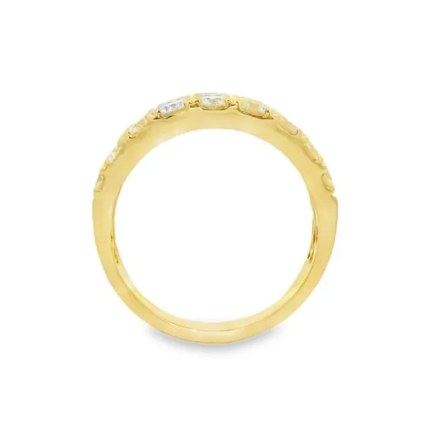 Diamond Triple Row Band Image 4 Baxter's Fine Jewelry Warwick, RI