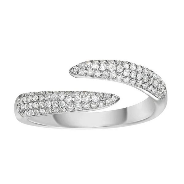 Diamond Open Twist Pave Band Baxter's Fine Jewelry Warwick, RI