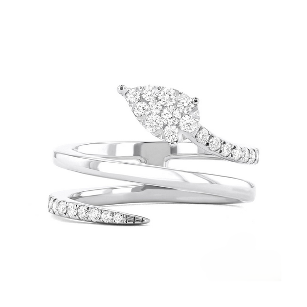 Couture Fiori Pear Wrap Ring Baxter's Fine Jewelry Warwick, RI