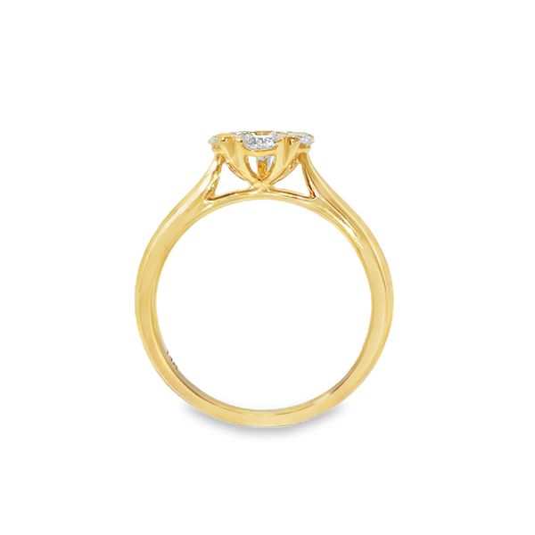 Diamond Flower Ring Image 3 Baxter's Fine Jewelry Warwick, RI