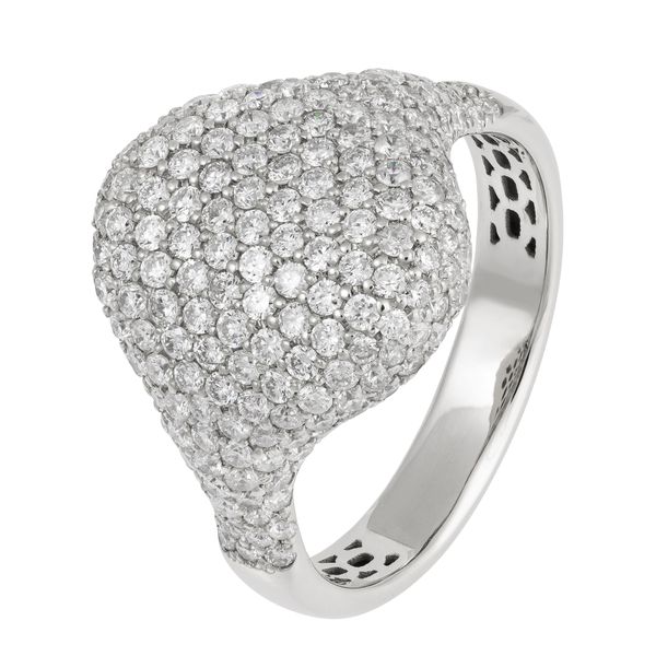 Diamond Pave Signet Ring Baxter's Fine Jewelry Warwick, RI