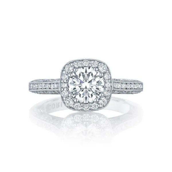 Classic Crescent Engagement Ring