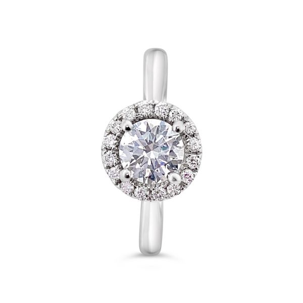 Maisy Round Halo Engagement Ring Image 3 Baxter's Fine Jewelry Warwick, RI