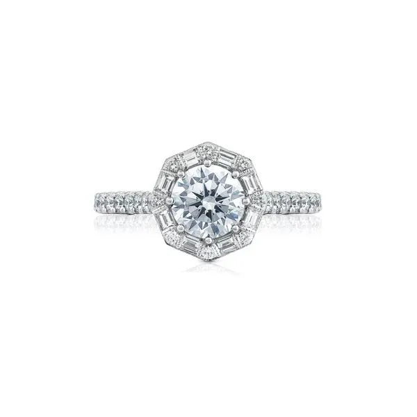 Petite Crescent Engagement Ring