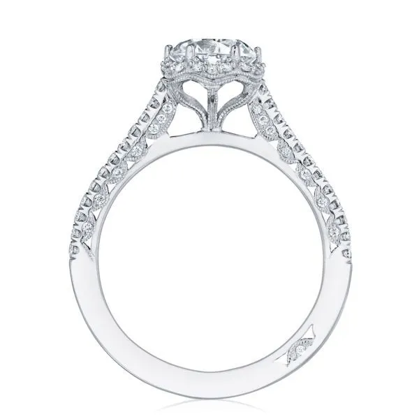 Petite Crescent Engagement Ring