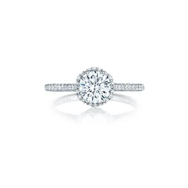 Petite Crescent Engagement Ring