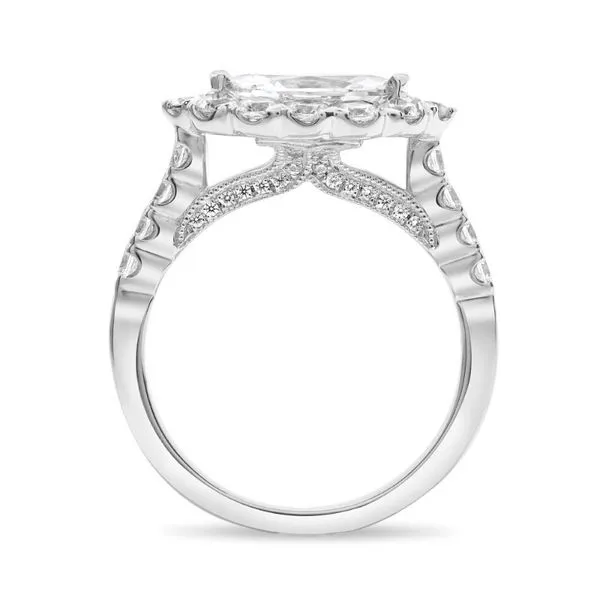 Horizontal Marquise Engagement Ring thumb image 2