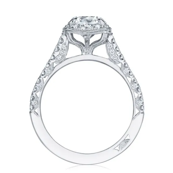 Petite Crescent Engagement Ring