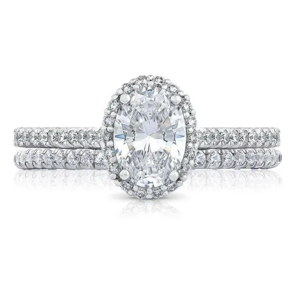 Petite Crescent Engagement Ring