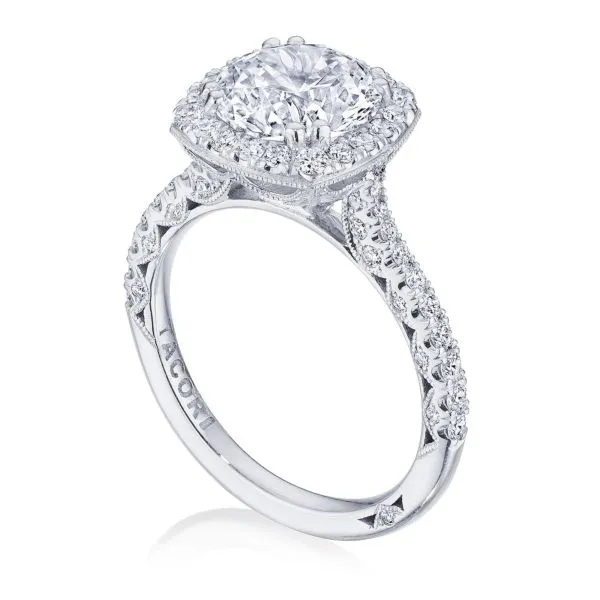 Petite Crescent Engagement Ring