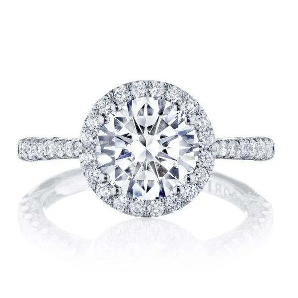 Petite Crescent Engagement Ring