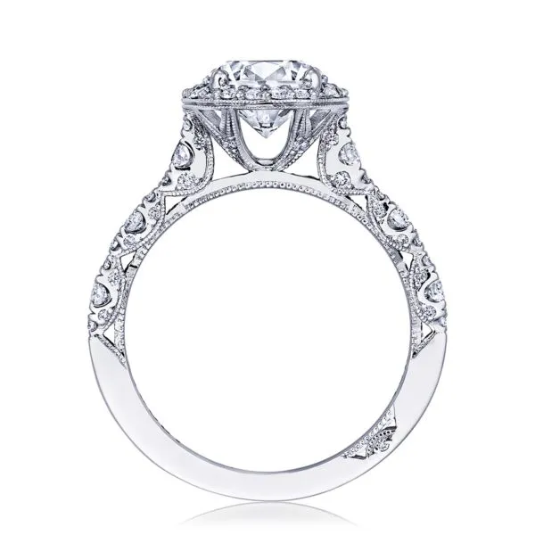 Petite Crescent Engagement Ring