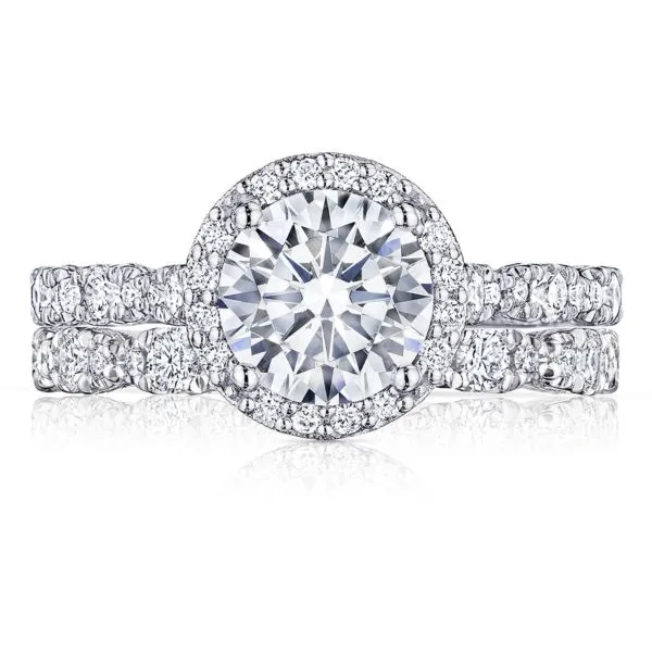 Petite Crescent Engagement Ring