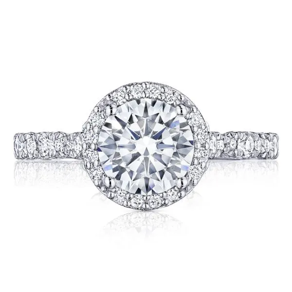 Petite Crescent Engagement Ring