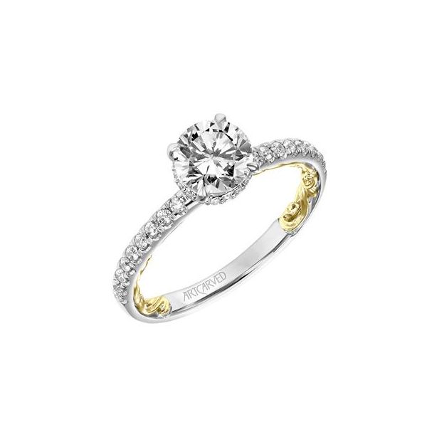 Two-Tone Engagement Ring Baxter's Fine Jewelry Warwick, RI