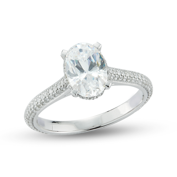 Oval Diamond Engagement Ring Baxter's Fine Jewelry Warwick, RI
