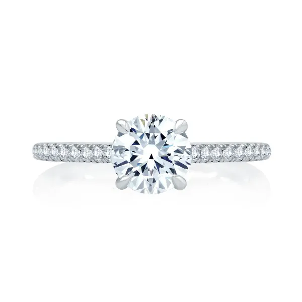 A.Jaffe Classic Quilted Engagement Ring