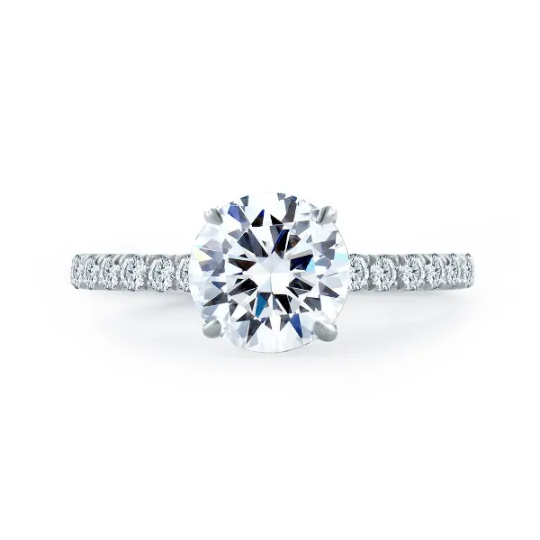 A. Jaffe Quilted Engagement Ring