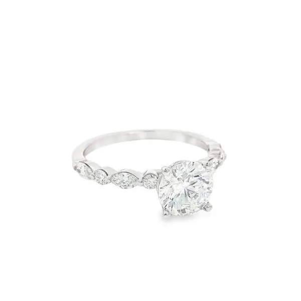 Marquise and Round Engagement Setting thumb image 2