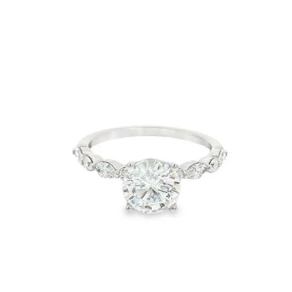 Marquise and Round Engagement Setting thumb image 1