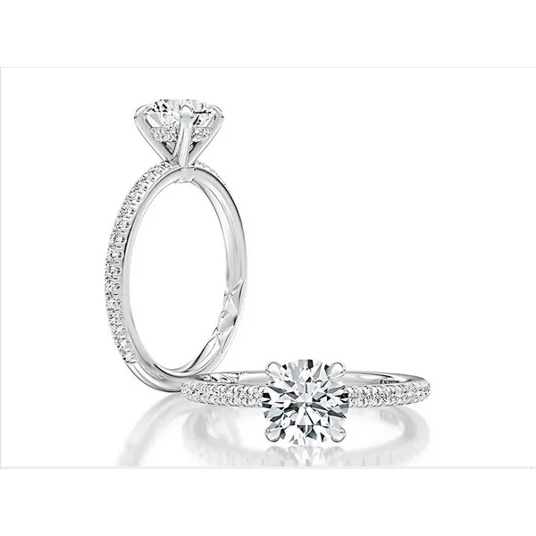 Diamond A.Jaffe Engagement Ring
