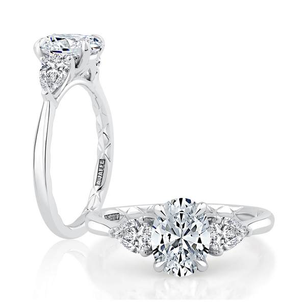 Jaffe Platinum Engagement Ring Baxter's Fine Jewelry Warwick, RI