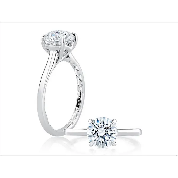 Platinum A.Jaffe Solitaire Mounting