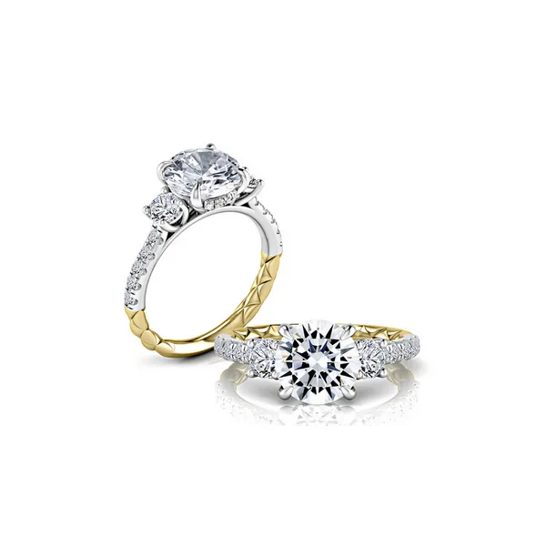 Diamond Three Stone Engagement Ring