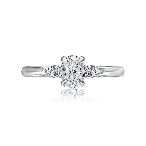 Oval Three Stone Engagement Ring Baxter's Fine Jewelry Warwick, RI