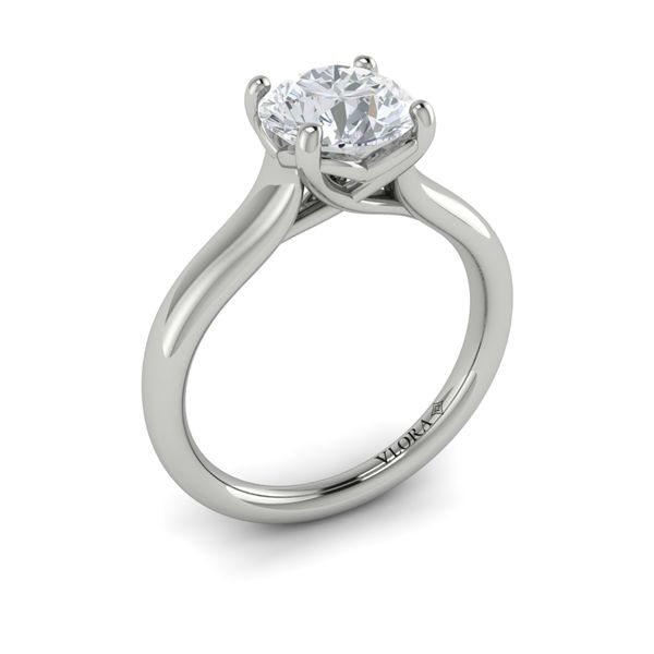 Classic Cathedral Solitaire Engagement Ring Baxter's Fine Jewelry Warwick, RI