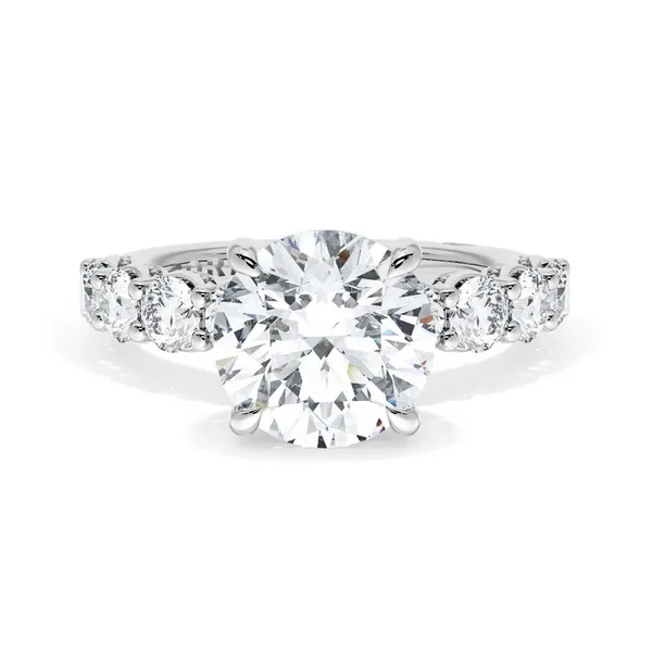 Round Solitaire Engagement Ring Image 2 Baxter's Fine Jewelry Warwick, RI
