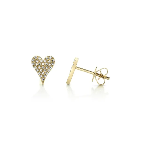 Heart Stud Earrings thumb image 2