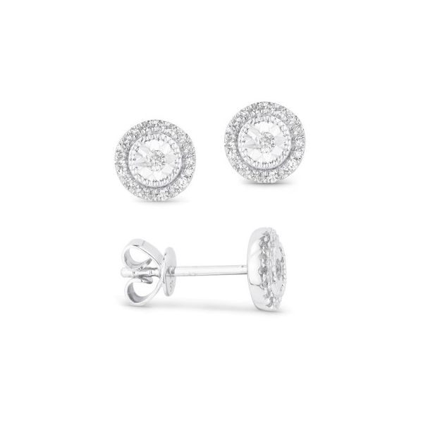 Halo Stud Earrings Baxter's Fine Jewelry Warwick, RI