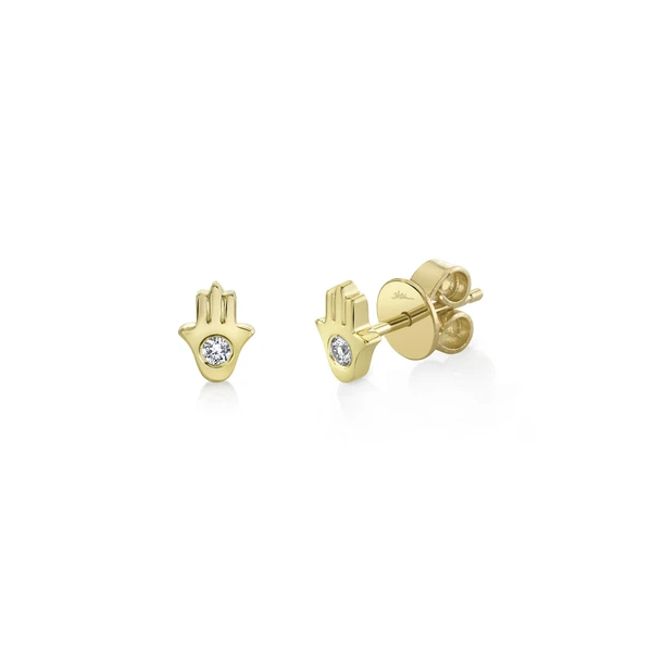 Hamsa Stud Earrings Baxter's Fine Jewelry Warwick, RI