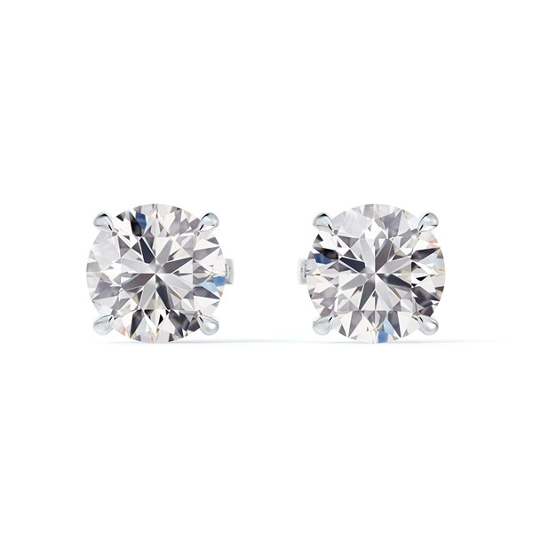 Classic Four Prong Diamond Stud Earrings Baxter's Fine Jewelry Warwick, RI
