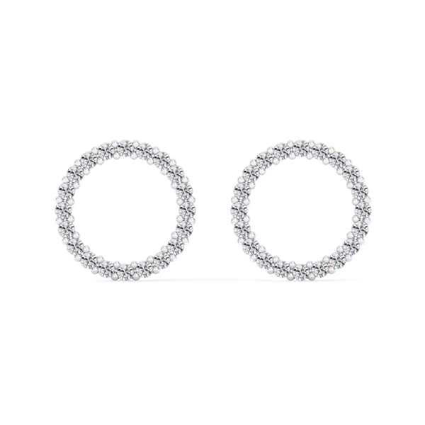 Diamond Circle Studs Baxter's Fine Jewelry Warwick, RI