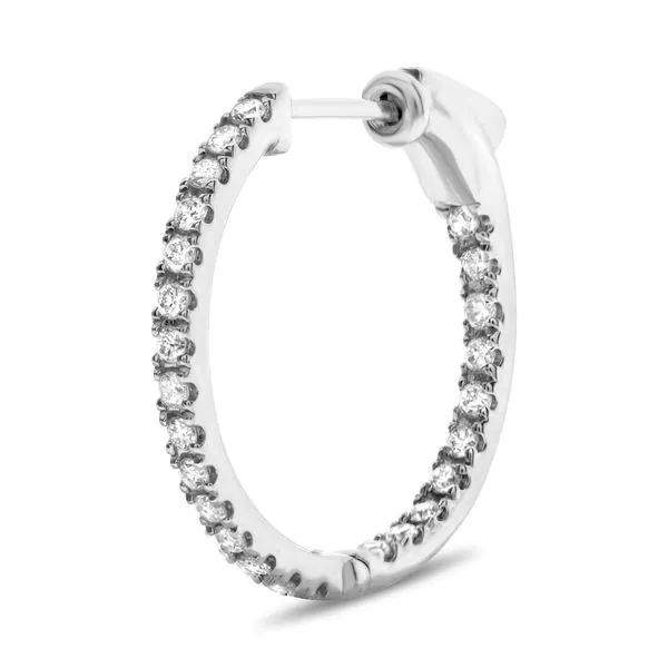 Diamond Hoop Earrings Baxter's Fine Jewelry Warwick, RI