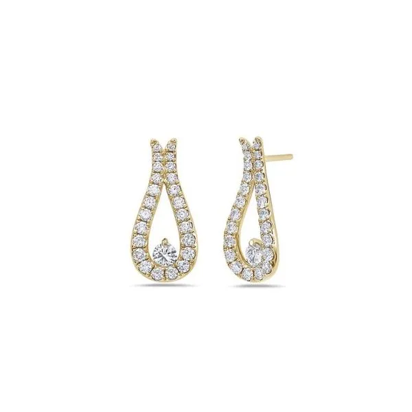 Diamond Teardrop Earring
