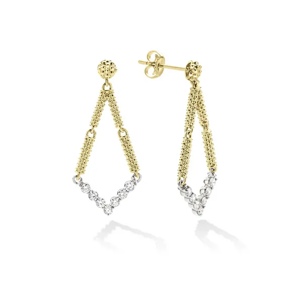 Petite Superfine Diamond Drop Earrings Baxter's Fine Jewelry Warwick, RI