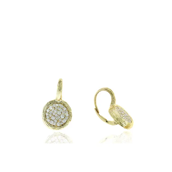 Diamond Pave Drop Earrings Baxter's Fine Jewelry Warwick, RI