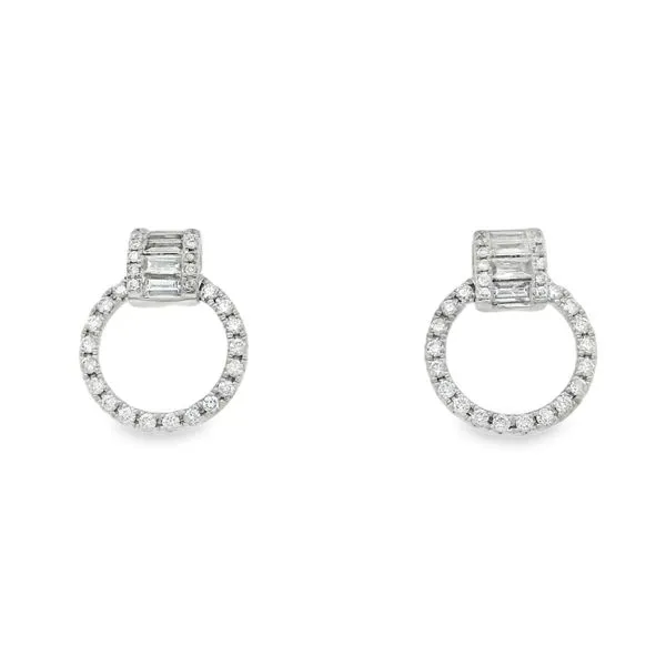 Diamond Door Knocker Earrings Baxter's Fine Jewelry Warwick, RI