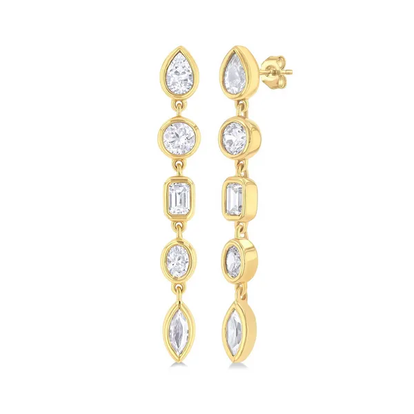 Mixed Shape Diamond Fashion Earrings Baxter's Fine Jewelry Warwick, RI