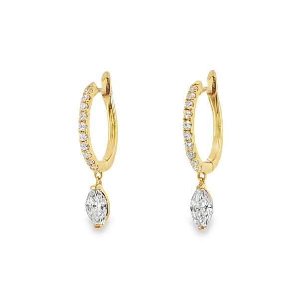 Marquise Diamond Drop Earrings Baxter's Fine Jewelry Warwick, RI