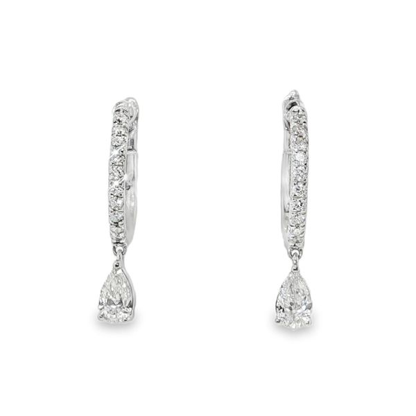 Pear Diamond Drop Earrings Baxter's Fine Jewelry Warwick, RI