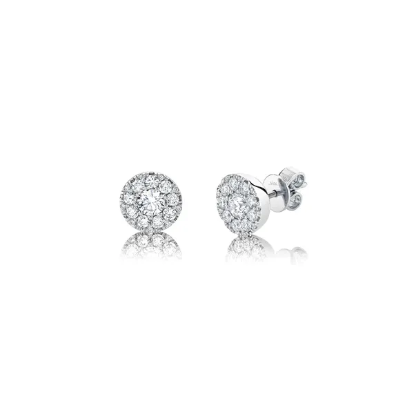 Diamond Cluster Stud Earrings Baxter's Fine Jewelry Warwick, RI